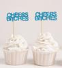 Darling Souvenir| Cheers Cupcake Toppers| Party Dessert Decorations - Pack Of