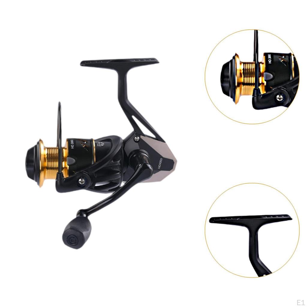 Fishing Reel Freshwater and Saltwater for Left Right Hand with Rubber Handle HO3000