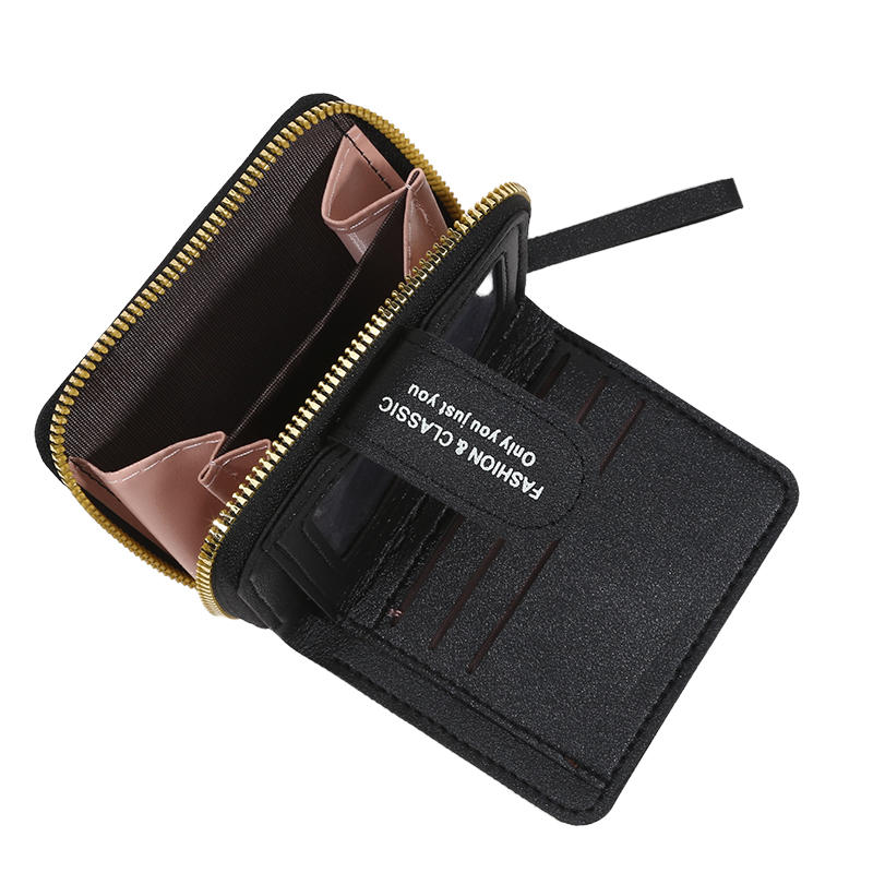 Women's Wallet Short Zipper Large Capacity Zero Wallet Versatile Handbag Card Holder