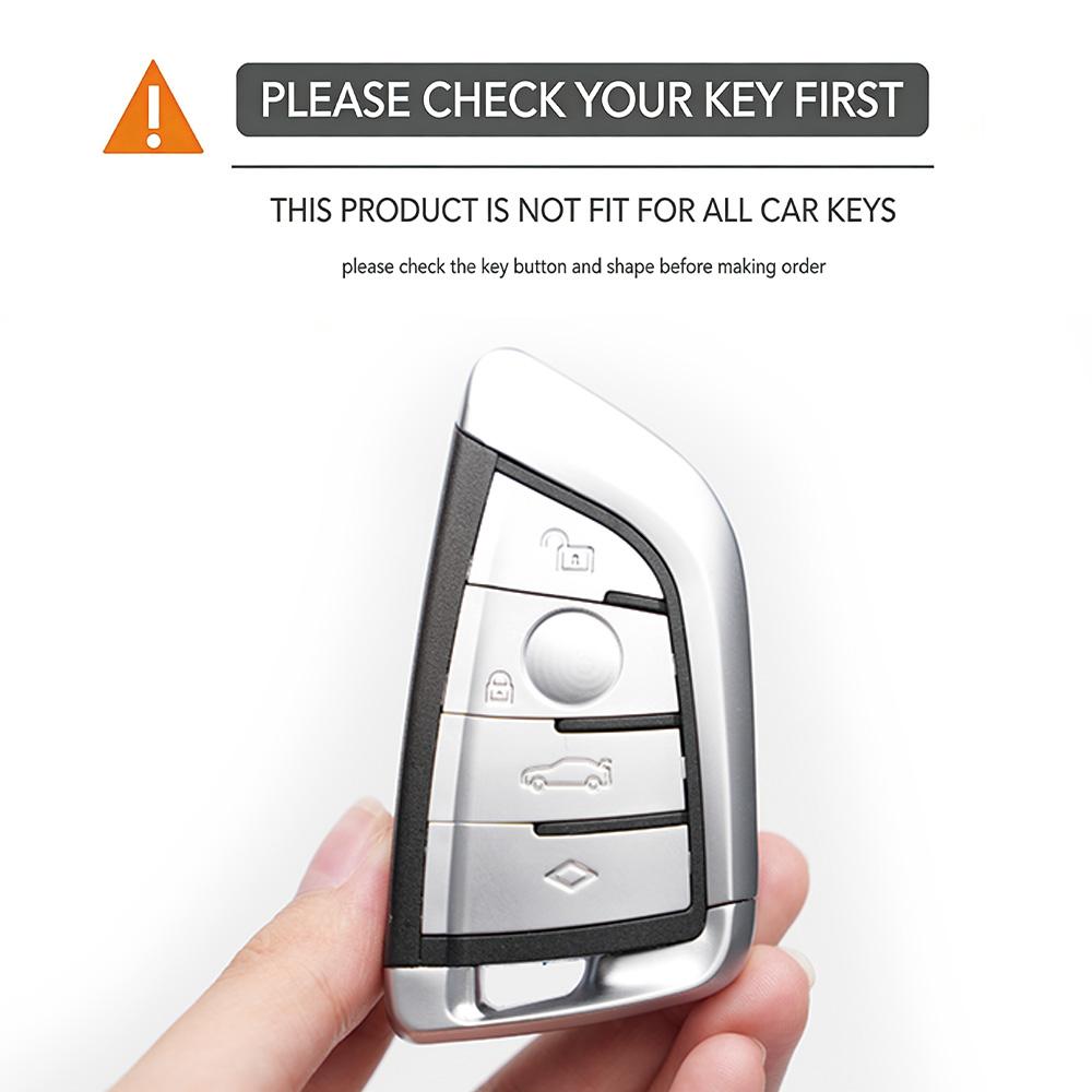 Silicone Car Key Case Bag Key Chain For BMW 1 2 3 4 5 6 7 Series X1 X3 X4 X5 X6 X7 F10 F20 F30 G20 G30 G01 F15 F16 G02 G05 F34