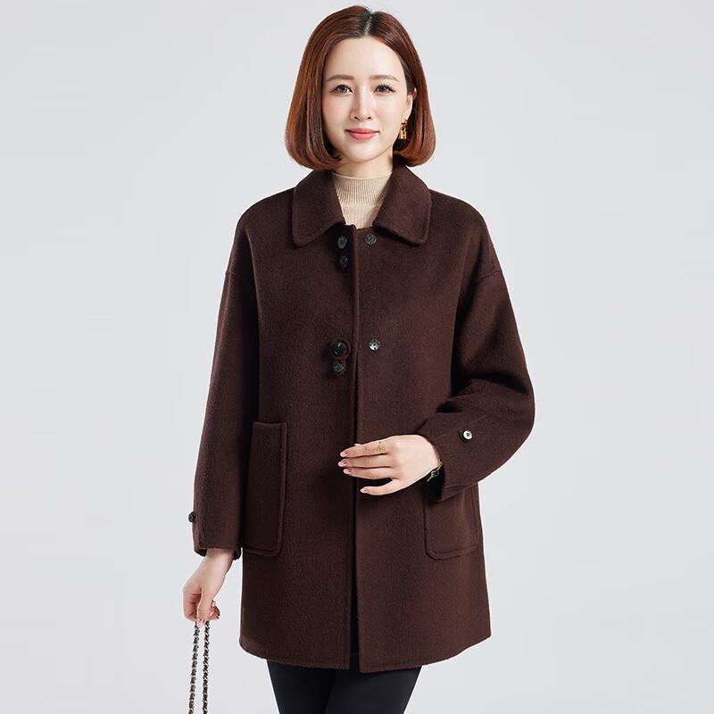 Women's Autumn/Winter Wool Blend Lapel Coat