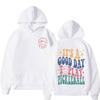 It's A Good Day Toplay Pickleball Hoodie Unisex Clothing Casual Long Sleeve Sweatshirt  Fleece Cotton Oversized Hoodies