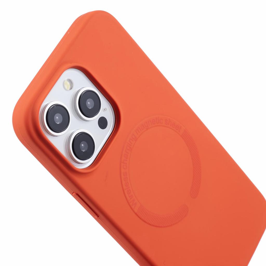 BJT Series Magnetic Case for iPhone 15 Pro Shell Scratch-proof TPU+Silicone Back Cover