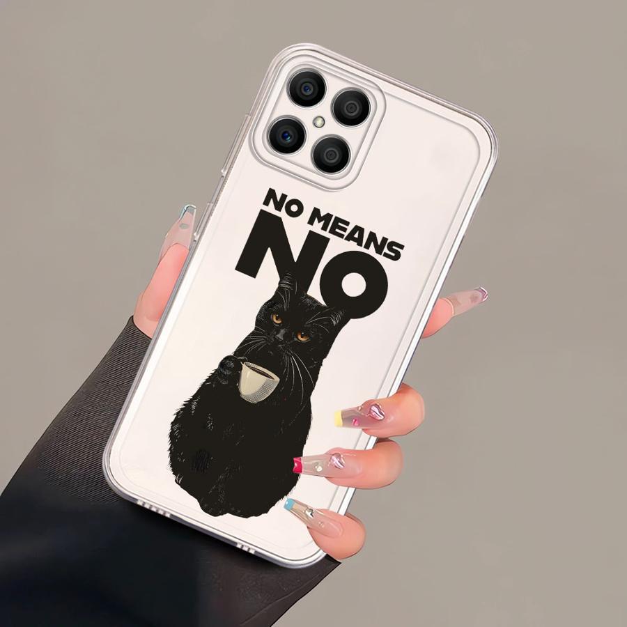 

Чехол-накладка Кот с буквой для Honor 90 Lite X8b X9a X8a X8 X9b X7b Honor 90