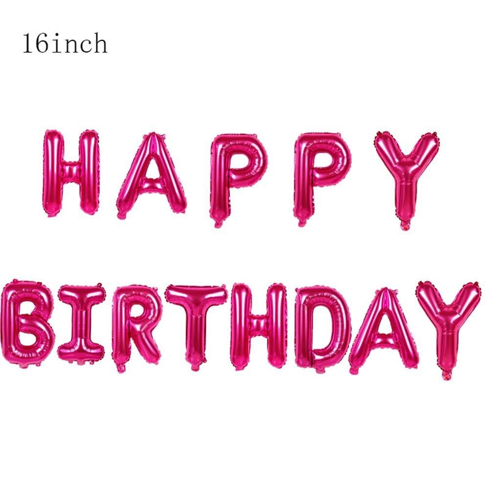 Premium Happy Birthday Aluminum Foil Balloons Ideal For Memorable Celebration Events