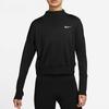 Nike Running Training Pullover Long Sleeve T-Shirt Women Tops Black DA1057-010