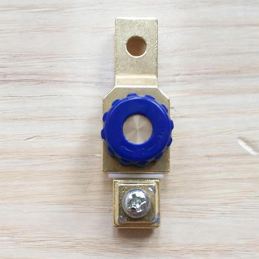 Motorcycle Battery Cut Off Terminal Anti-Leakage Disconnect Zinc Alloy Battery For Car Boat Marine RV Blue S5J9
