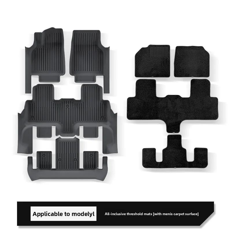 Car Sticker For Tesla Model YL 2025 Floor Mat Special Car Full Surround Threshold TPE Floor Mat Accessories Modification Car Sti