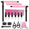 180LBS SET Pilates Bar Collection Resistance Bands Portable for Home Fitness Total Body Workouts Chest Expansion Back Training  Practical Use