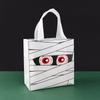 StoBag, Halloween Party Kids Waterproof Non Woven Portable Tote Bag Shopping Bag Candy Gift Bags, 12/30pcs