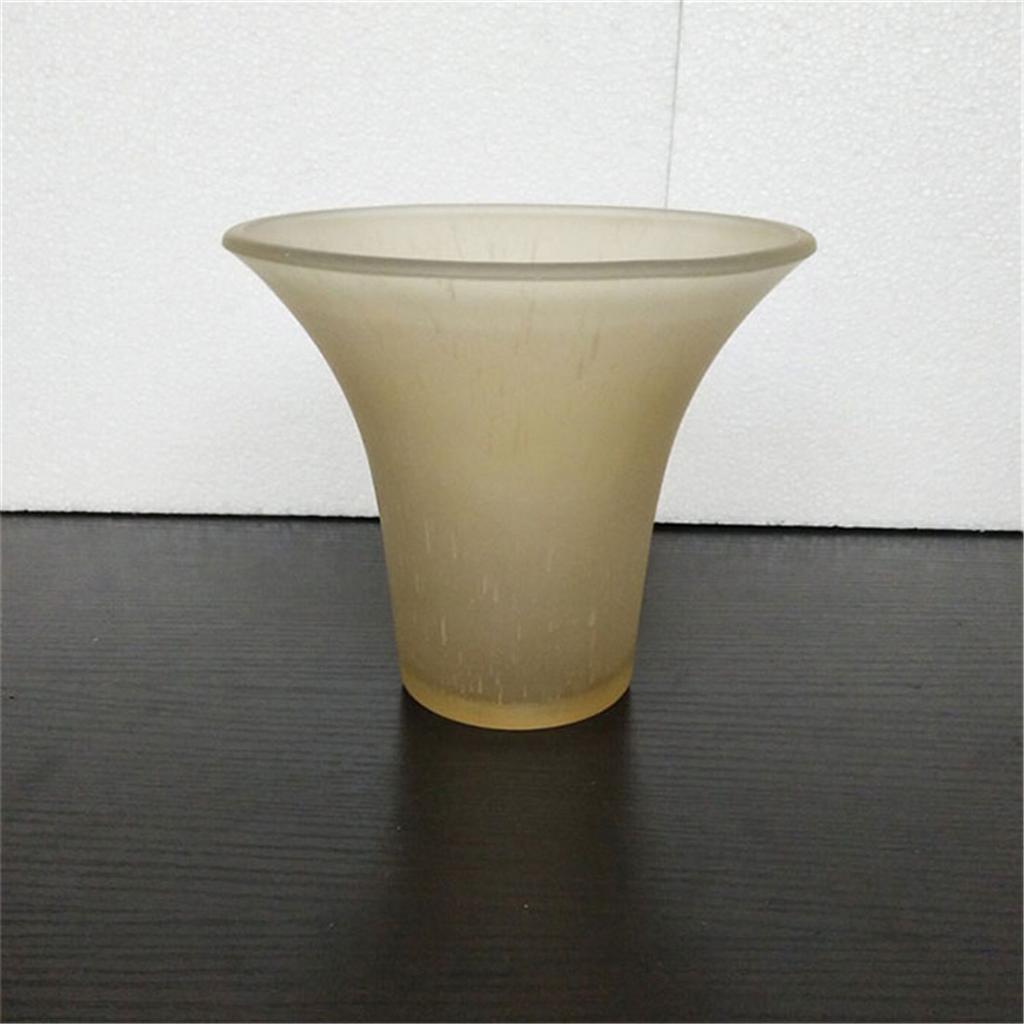 Tea Stain Color Glass Shade Replacement for Ceiling Fan Farmhouse Frost Glass Covers for E27 E26 Light Fixtures Vanity Lighting