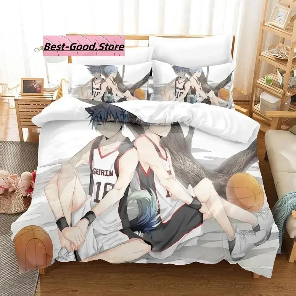 Comforter Kuroko'S Basketball Bedding Set Single Twin Full Queen King Size Bed Set Aldult Kid Bedroom S 3D Print Anime