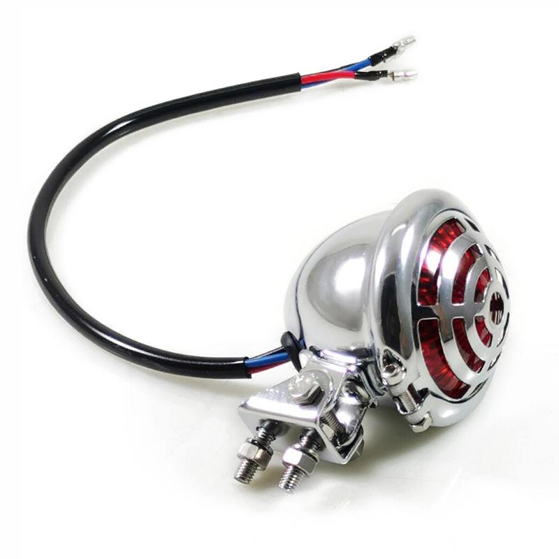 LED Tail Light Taillight Turn Signal Indicator Number Plate Lamp Rear Reverse Brake Stop Lamp Universal Mortorcycle 12V