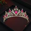 Alloy Crystal Headband Adjustable Wedding Hair Accessory Bridal Tiara Crown  Princess Cosplay