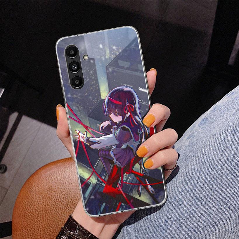 Madoka Magica Homura Phnoe Case for Samsung Galaxy A17 A37 A57 A16 A26 A36 A56 A15 A14 A13 A55 A54 A53 A35 A34 A33 A25 A24 A23 A