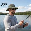 Quick-drying Hat Camouflage Sun with Balaclava Face Mask, UV Protection Men Wide Brim Hat, Breathable Bucket for Outdoor Fishing Hiking Cycling