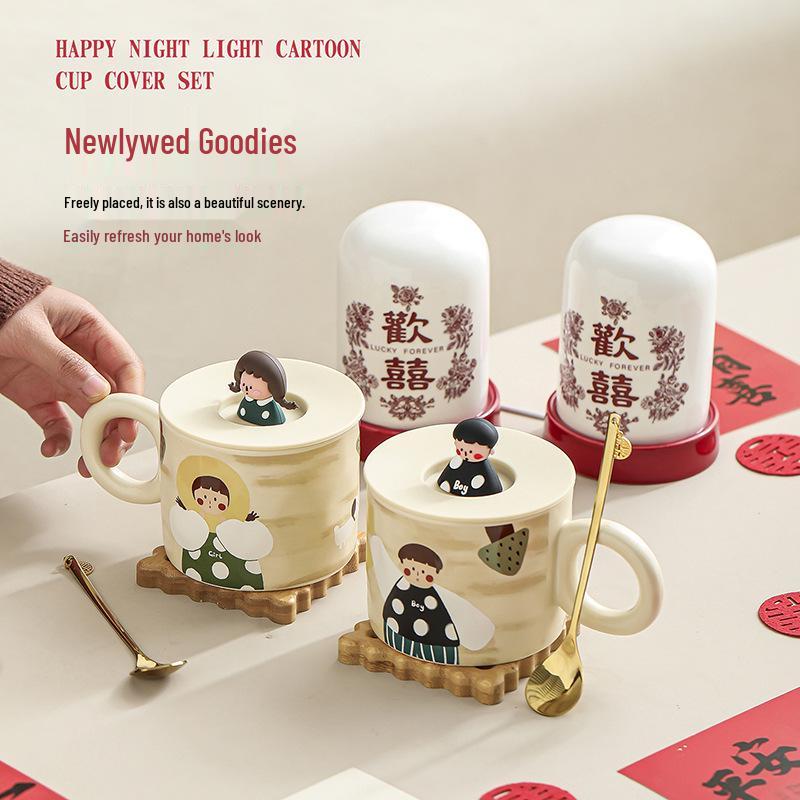 Bridal Gift Box: Practical Cup & Night Light for Best Friend or Sister