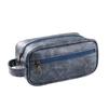 Zipper Men Cosmetic Bag Waterproof Toiletry Storage Bag Portable PU Wash Bag  Outdoor