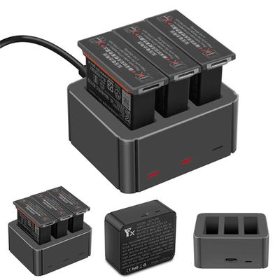 3 In 1 Multi Smart Battery Charger Hub Batteries Charging  For DJI OSMO Action