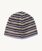 NOT NEW Summer Nn Label Pattern Beanie Gray
