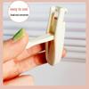 Xuebei'er Wide-Angle Cat Paw Eyelash Curler – Portable, Long-Lasting Beauty Tool for Women