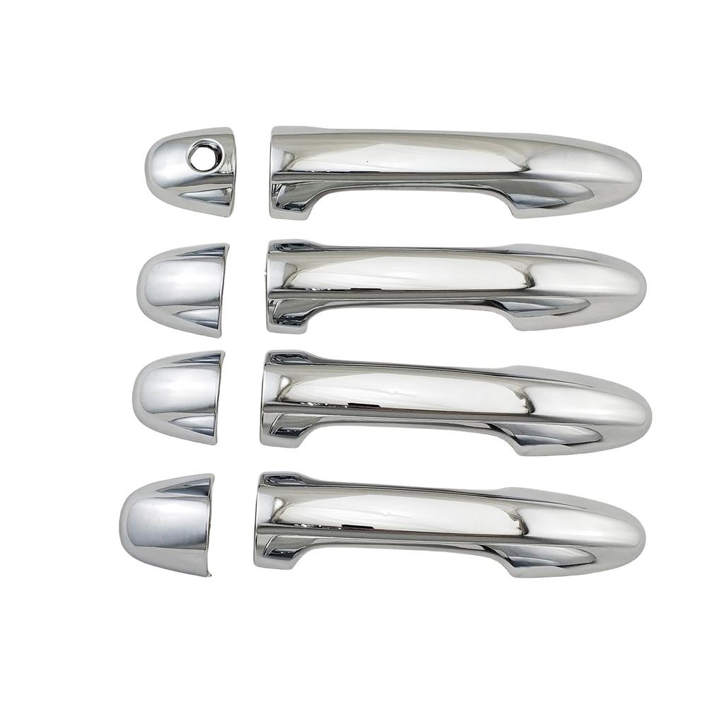 ABS Chrome Car Accessory 2016 2018    For Toyota Hilux Revo Fortuner Innova Door Handle Bowl Covers Trim Paste Style