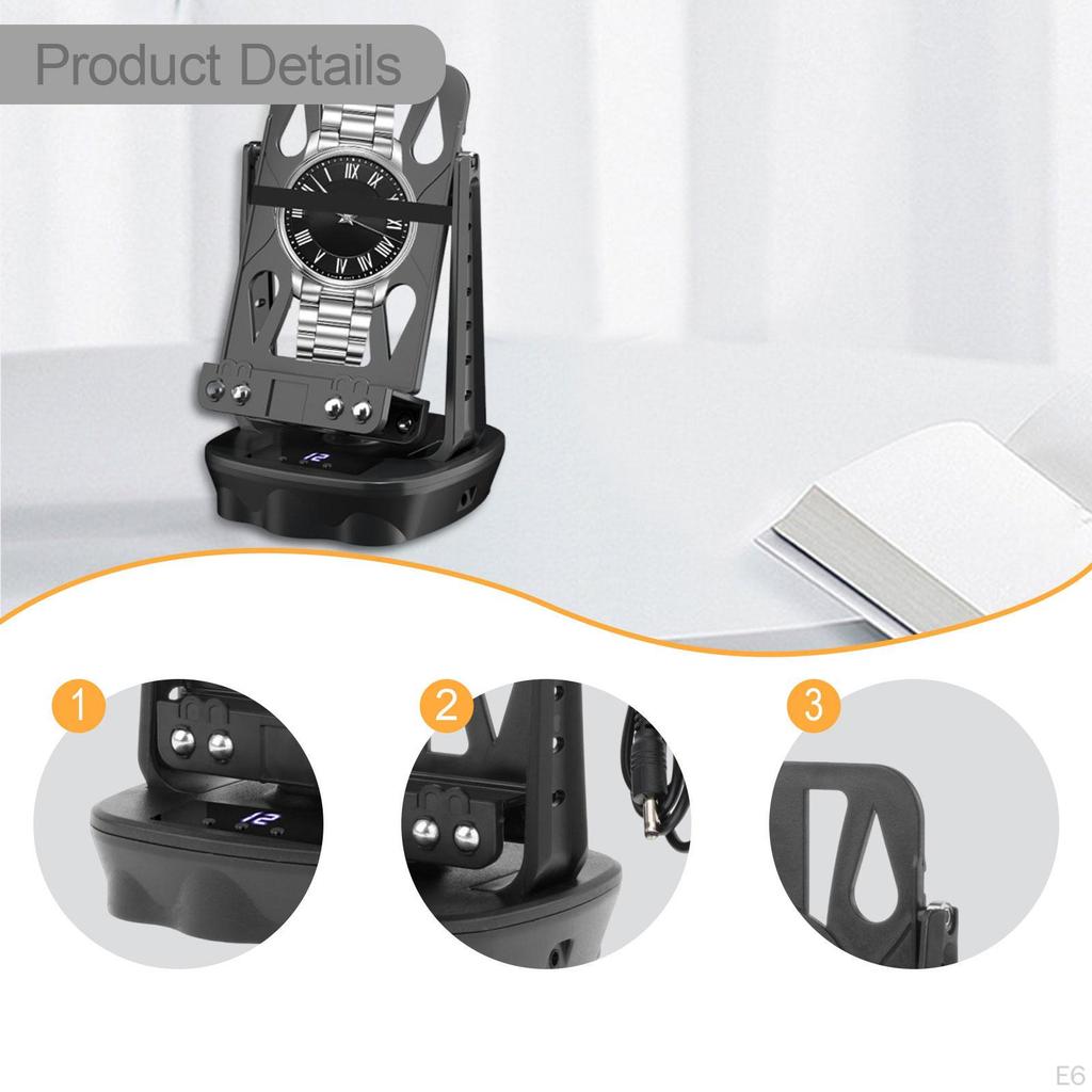 Uhrenbeweger Box Vitrine Geschenk für Mann Professionelles Zubehör Tragbarer Aufbewahrungsorganizer