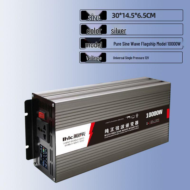 High-Power Pure Sine Wave Smart Inverter: 12V/24V/48V/60V To 220V for Car and Home Use