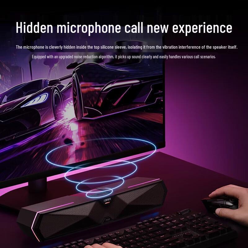 Edifier M30 Plus RGB Gaming Desktop Speakers CN plug (adapter included) (CN version)