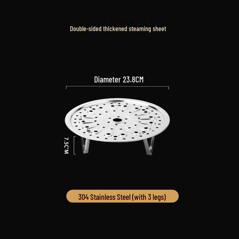 ZISIZ Stainless Steel Steamer Rack Set