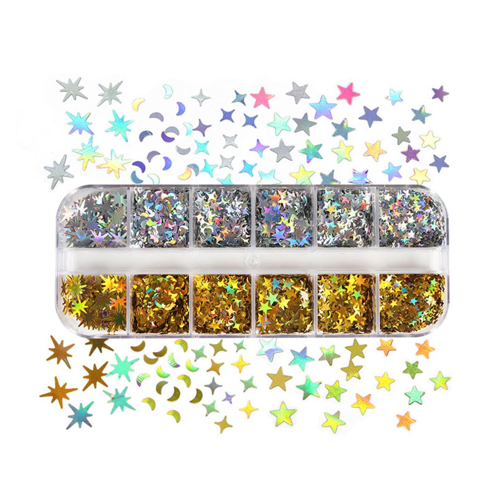 Epoxy Resin Mold Filler Glitter Confetti Nail Art Stickers 3D Nail Art Sequins Glitter for Epoxy Resin,Jewelry Making
