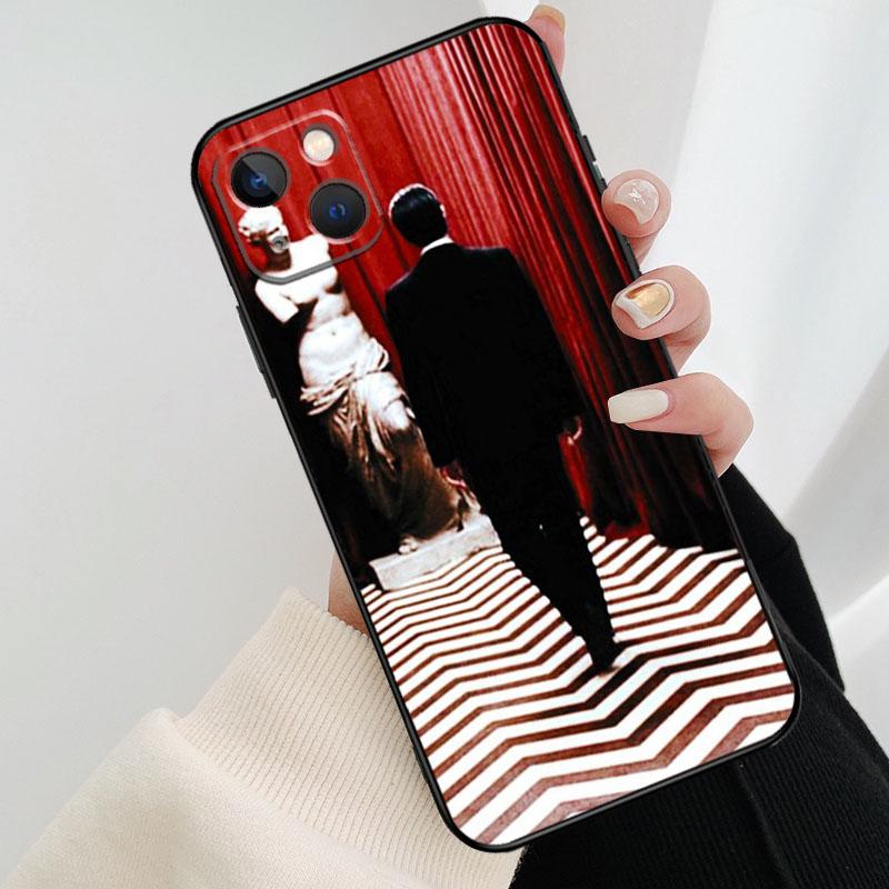 Twin Peaks Fire Walk With Me Phone Case For iPhone 14 Pro Max 16 15 11 12 13 Pro Max mini XR 15 16 Plus 16e Cover Coque