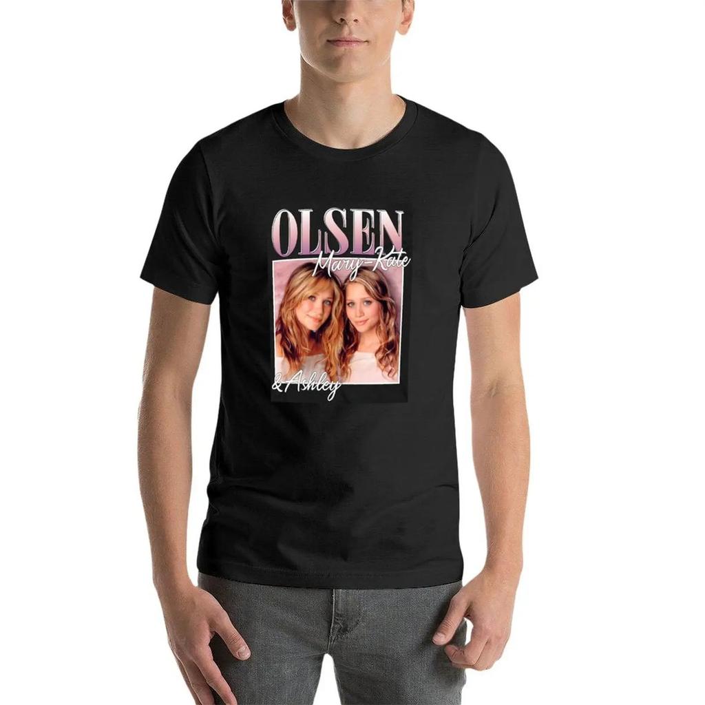 Mary-Kate & Ashley Olsen Retro Portrait T-Shirt