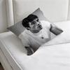 Singer JJacob EElordi Square Pillow Case Soft Decorative Throw Pillow Cover for Home Sofa Bed