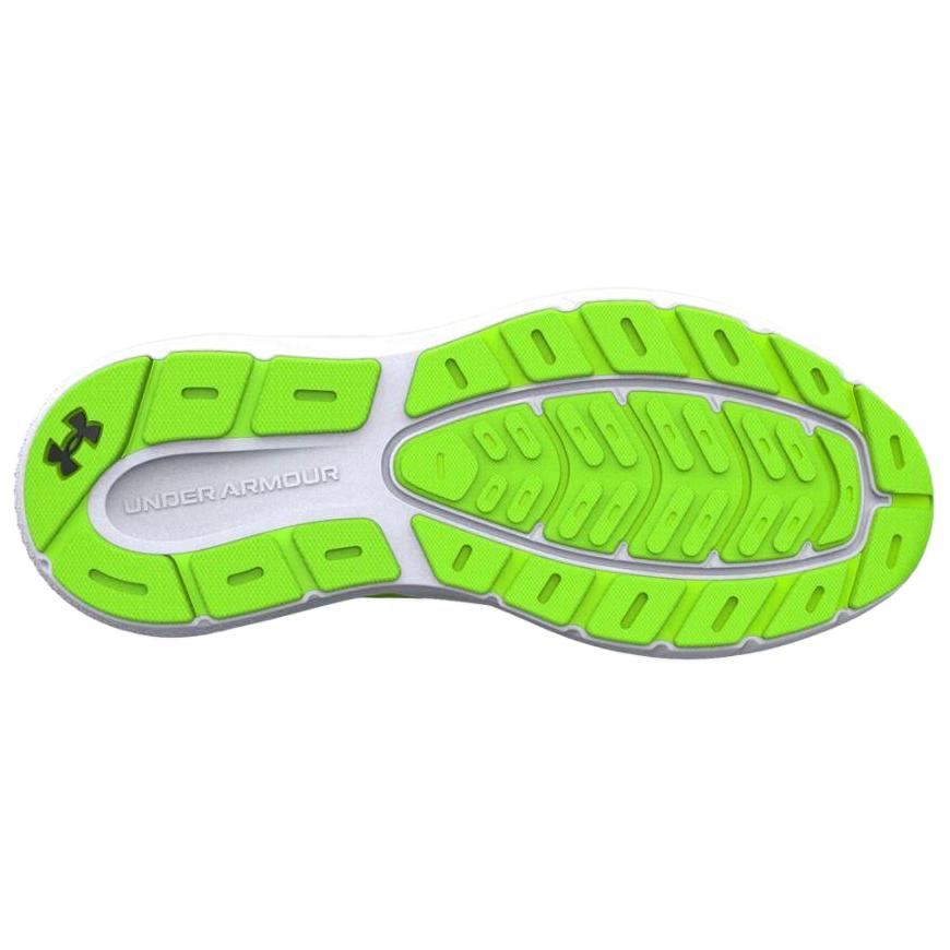 Under Armour Rogue 5 White Black Hyper Green Men Sneakers 3028256-101