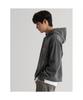 8SECONDS Heavy Cotton Photo Crop Hoodie Ash