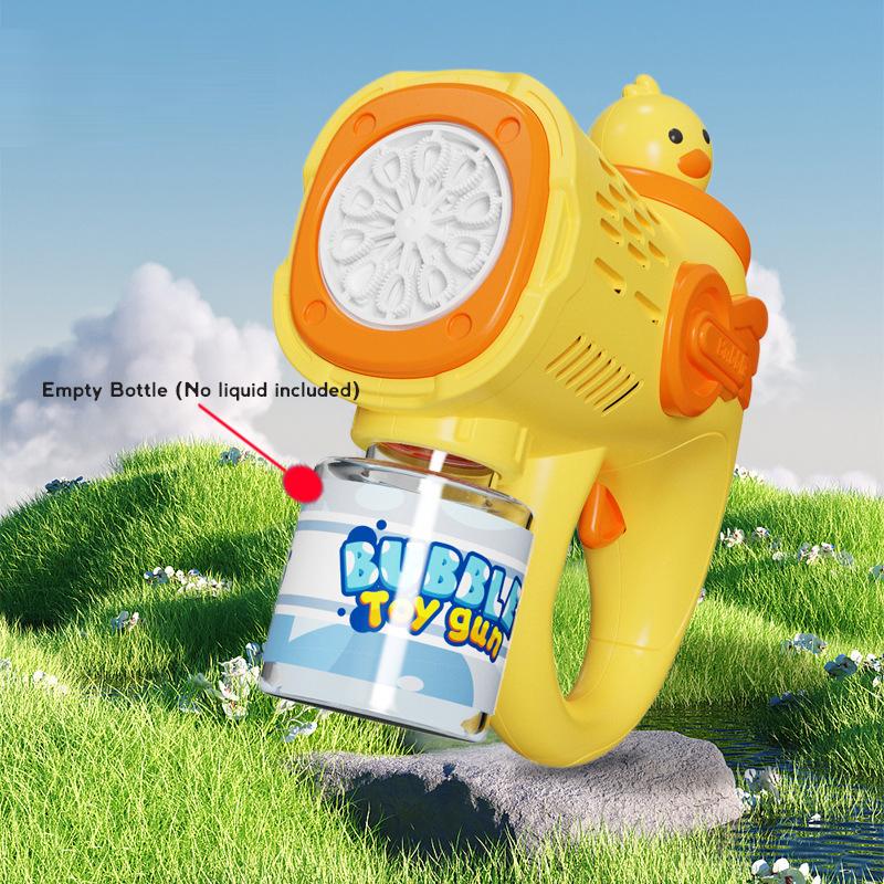 Automatic Bubble Machine for Children Bubble Gun Rocket Launcher for Toddler Bubble Blower for Kids Soap Bubble Maker Summer Toy