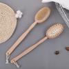 Dry Skin Wood Body Brush Exfoliation Natural Bristle Back Brush Massager Bath Shower Back Spa Scrubber Dry Massage Brush Tools