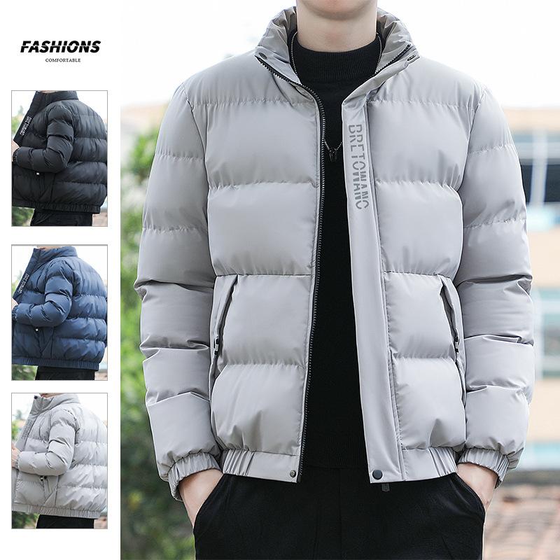 New Cotton Clothes Men's Winter Youth Thickened Warm Cotton Clothes Winter Jackets Men's Tops Trendy Cotton Clothes