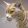 Kit Pittura Diamante Fai da Te Forma Speciale Gatto Trapano Parziale per Adulti Decorazione Parete Casa Punti Diamante Kit Arte con Gemme 11.81x11.81in