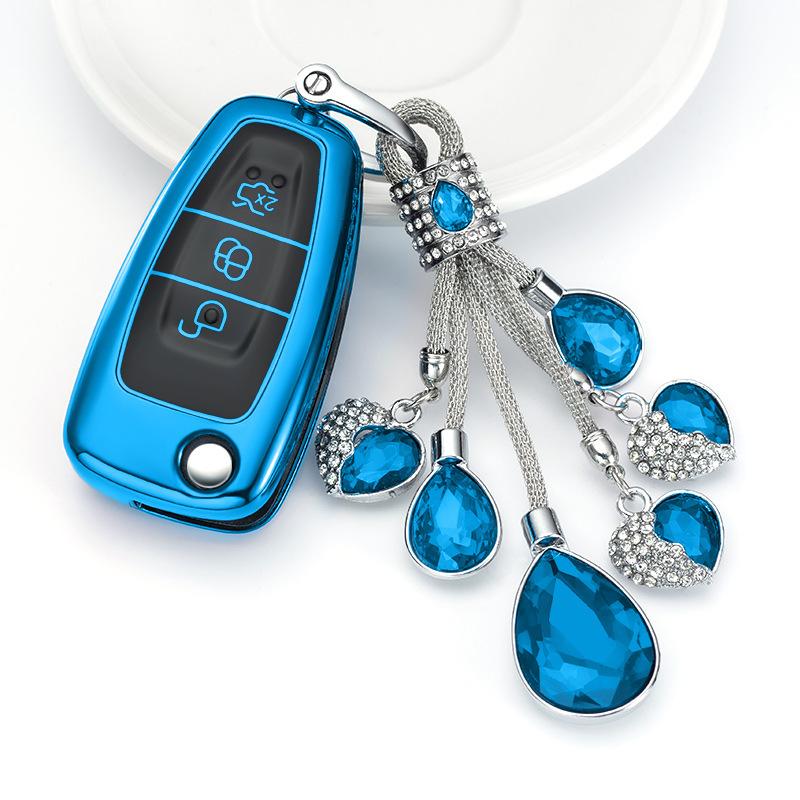 Aplicabil pentru capacul cheii Ford Maverick13-18Fox17-18Model Ruiou Carcasă de protecție pentru chei auto