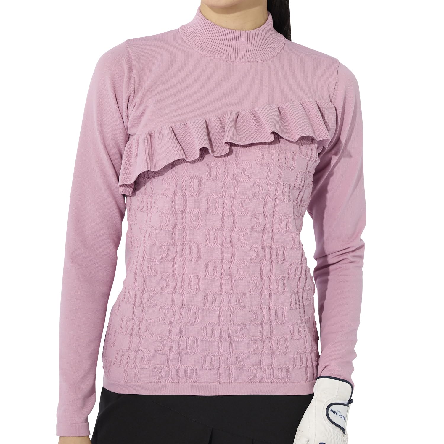 

Marie Claire Women s Long Sleeve Knit with Front Frills (733771)