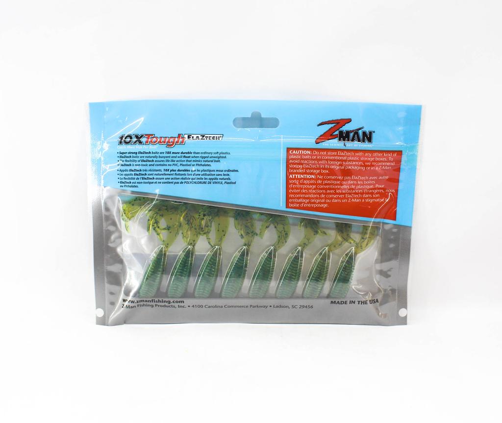 Zman Soft Lure ST GrubZ 2.5 Inch 8/Pack Dirty Oil (5288)