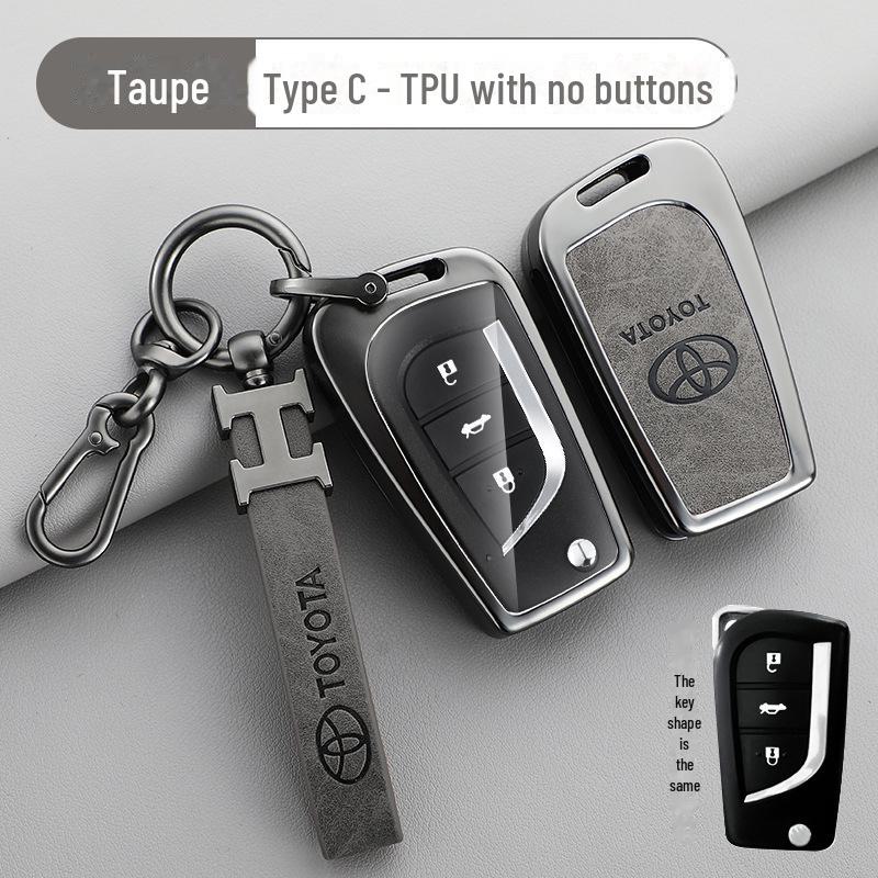 

Чехол для ключа Toyota Sienna 2024 года выпуска: Премиум мужской корпус и пряжка No size