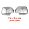 Car Decoration Door Mirror Cover For Toyota Hilux 4Runner 1996-2004 Chrome Silver Car Rearview Accessories Exterior Stickers