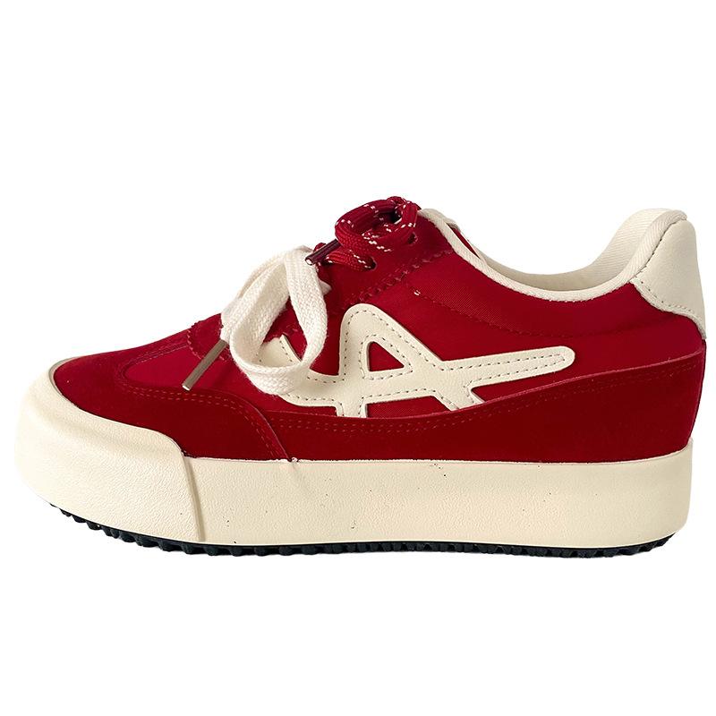 

6641 латексна устілка/внутрішнє збільшення висоти взуття на товстій підошві 3 см, жіноче взуття з круглим носком, біле взуття, новинка 2025 року, німецьке тренувальне взуття 40