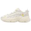 Ade Retro Fabric Low-Top Marathon Running Shoes Women Sneaker Off-White T12W021105FSW