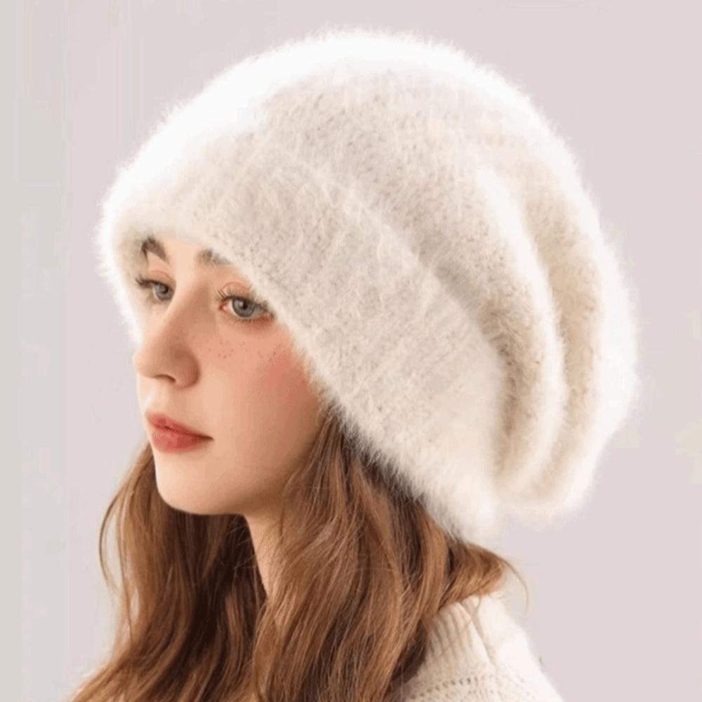 Rabbit Fur Rabbit Fur Hat Large Size Winter Hat Fashionable Head Cap  Winter