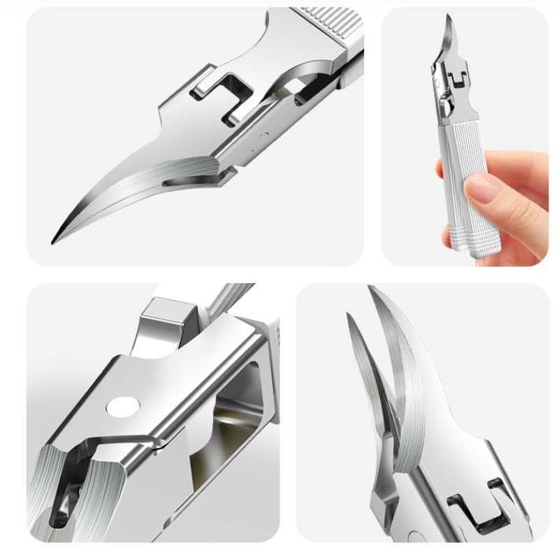 26° Slant Edge Nail Clipper Anti-Splash Cuticle Remover Professional Eagle Beak Oblique Toe Nail Trimmers Manicure Pedicure Tool