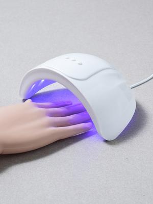USB Integrated LED Gel Nail Lamp, Portable Curing Light with 18 Beads